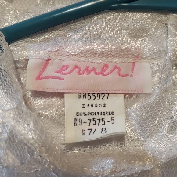 Vintage 80s lace top - Picture 3 of 3